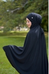 Telekung Lily jet Black